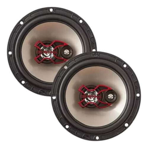 Auto Falante Triaxial Bravox 6 Polegadas B3x60x 200w Par