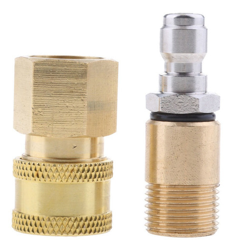 Imagen 2 de 7 de 1 Pieza Conector De Latón Adaptador De Lanza De Espuma Para