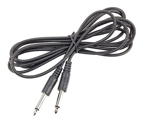 Cable Plug 6.5mm 1/4 Mono 2 Metros Para Instrumentos