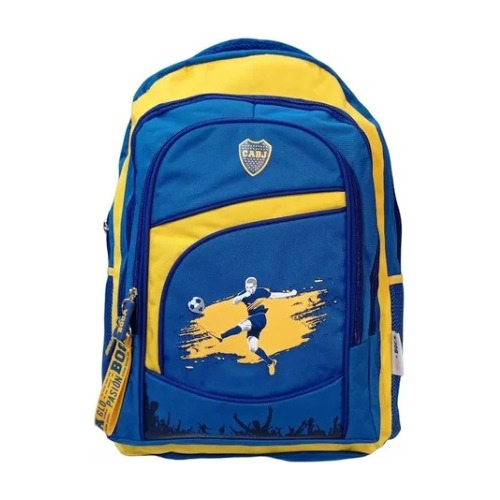 Mochila Boca Jr River Plate Lic Oficial 18'' Portanotebook