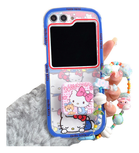 Hello Kitty Espejo Soporte Zflip5/4/3 Caso