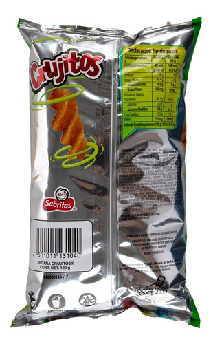 Crujitos Sabritas 120 G 10 Pzas