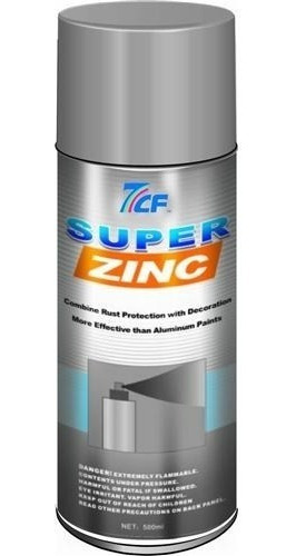 Pintura En Spray Galvanizado En Frio 7cf 400ml Zincification