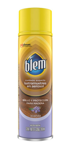 Lustra Muebles Blem Aerosol Lavanda 360 Cc