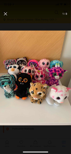 Peluches Beanie Boos Ty Originales 16 Cm