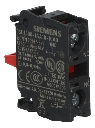 Bloque De Contactos Act 1 Nc S/soporte Siemens