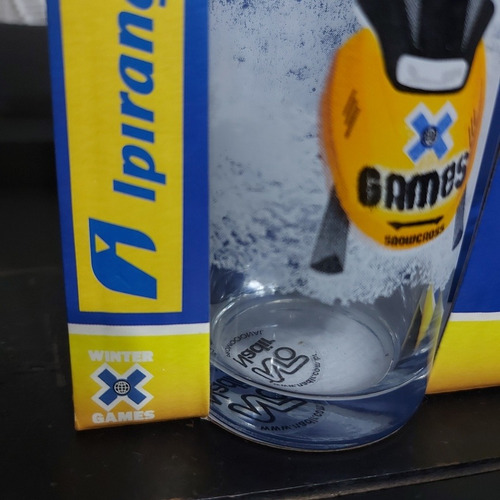 Imagem 4 de 6 de Copo Winter Games Ipiranga Jogo Com 4 Na Caixa Sem Uso Antig