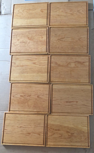 Kit 11 Tablas/plato De Madera 30x40 Cm