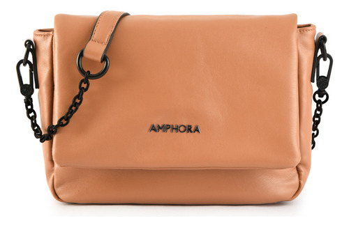 Cartera Bandolera Mediana Aubry Camel