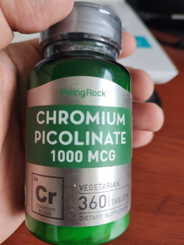 Picolinato De Cromo 1000mcg 360 Tabletas Chromium Picolinate