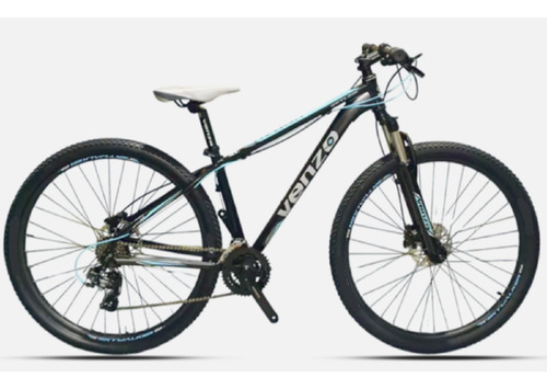 Bicicleta Venzo Skyline R29 21v Shimano Disco Hidraulc 2025 Negro/teal L