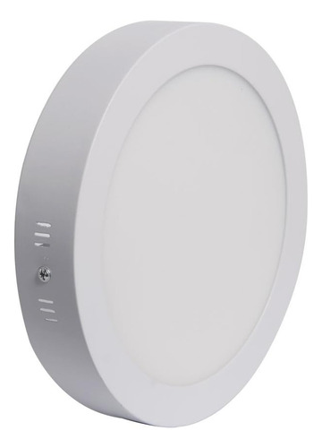 Panel Led Superficial Circular 12w Luz Calida