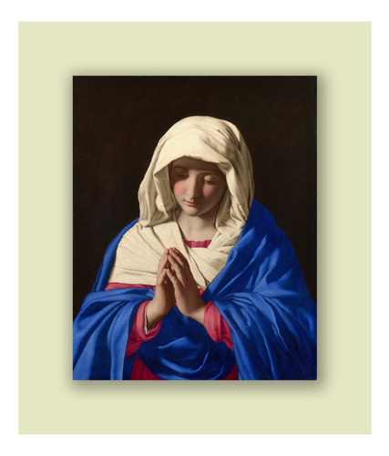 Lienzo Importado La Virgen Orando De 1650 50x62cm Giclée