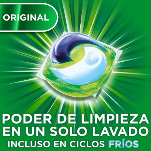 Imagen 4 de 9 de Cápsulas De Detergente Ariel Pods 3 En 1, - 57 Capsulas
