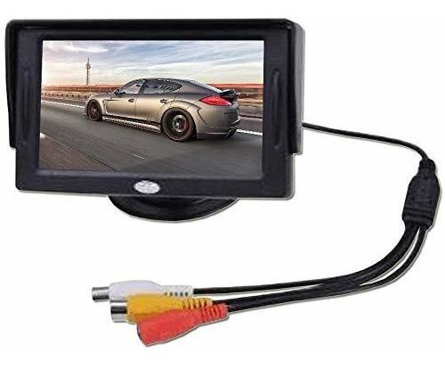 Monitor Lcd Tft 4,3puLG Para Cámara De Retroceso En Vehículo