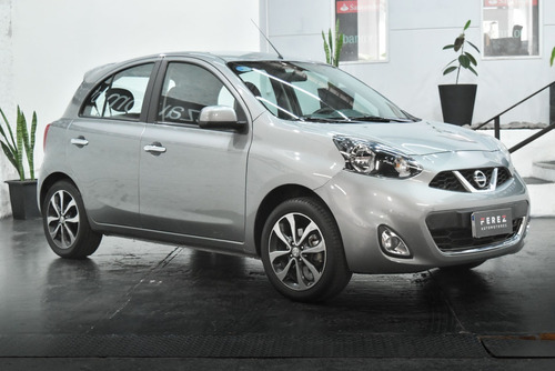 Imagen 1 de 10 de Nissan March 1.6 Advance Pure Drive 2017 Color Gris Gnc