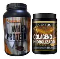 Comprar Combo Whey Proteina Build + Colageno Hidrolizado Genetic