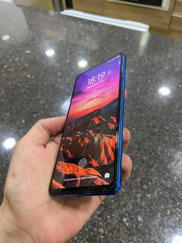 Celular Xiaomi Mi 9t 64gb 6gb Ram Azul Completo Acessórios