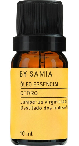 Óleo Essencial De Cedro 100% Puro - 10ml By Samia