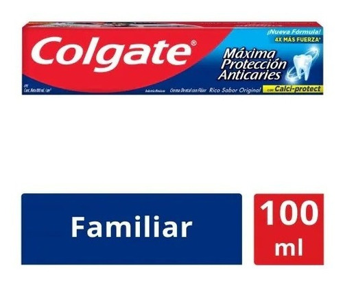 Caja Pasta Dental Colgate Mfp De 100 Ml Con 72 Piezas