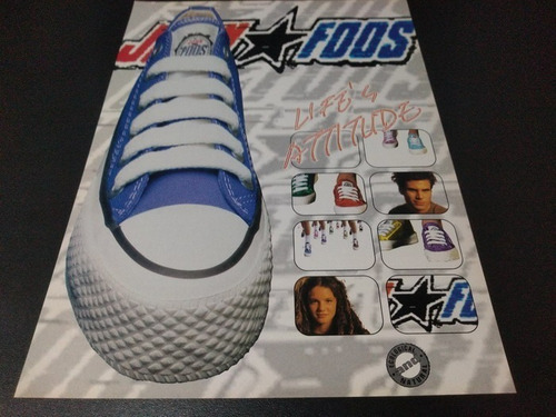 (pb992) Publicidad Clipping Zapatillas John Foos Promo 18