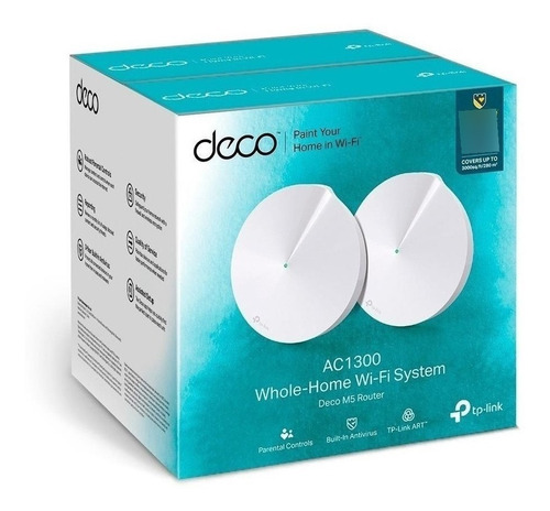 Roteador Ac1300 Dual Band Deco M5 Mesh Tp-link (pack-2)