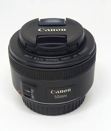 Lente Profissional Canon EF50 F1.8 STM - Fujioka Distribuidor