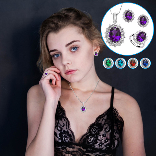 Conjunto De Joyas Estilo U Fashion Con Forma De Anillo Y Pen