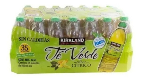 Caja De Te Verde Light Kirkland Signature 35 Pzs De 500 Ml