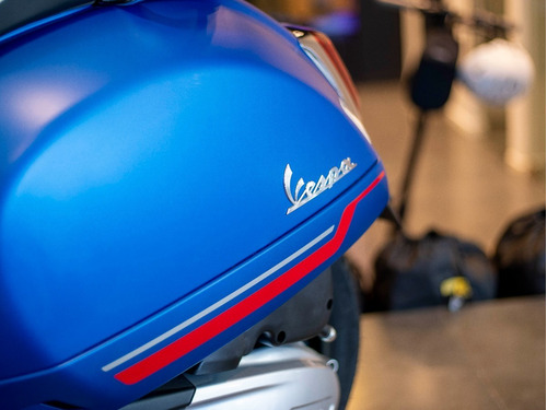 Imagen 9 de 25 de Vespa Gts 300 Super Sport Azul Mate Entrega Inmediata