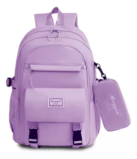 Mochila Unissex Colorida Resistente Original Livros Escolar