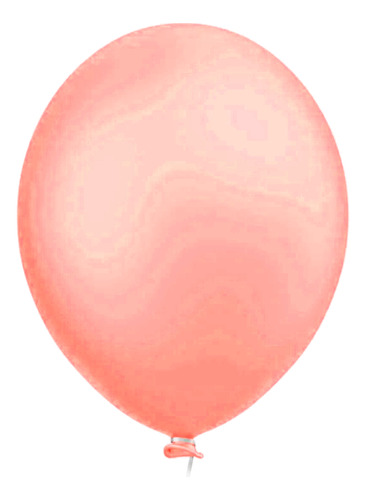 Balão 16 Redondo Liso - Laranja Candy C/12