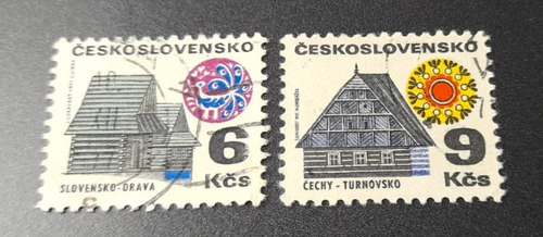 Sello Postal Checoslovaquia - 1971 Edificios