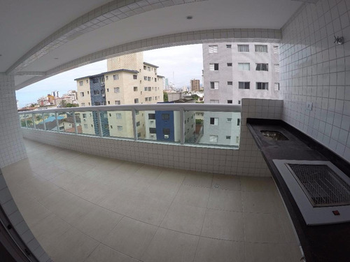 Imagem 1 de 29 de Apartamento Novo Frente Rua  Com 3 Dormitórios À Venda, 104 M² Por R$ 550.000 - Boqueirão - Praia Grande/sp - Ap1953