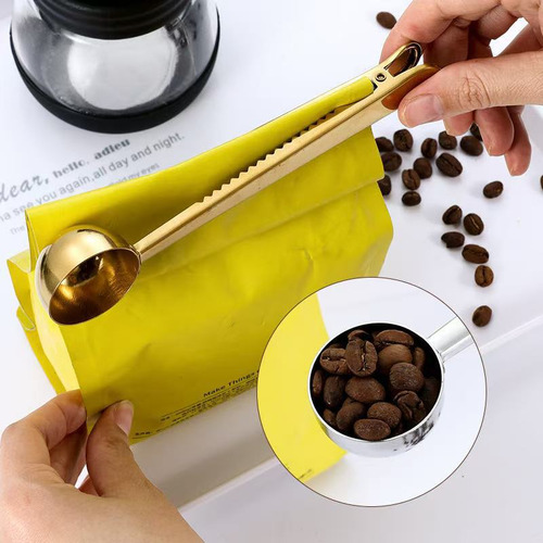 Cuchara Dosificadora Con Clip Para Café O Té De Hierbas