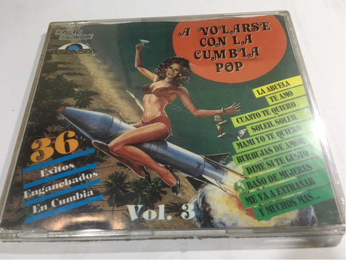 A Volarse Con La Cumbia Pop 36 Éxitos Enganchados Cd Nuev 