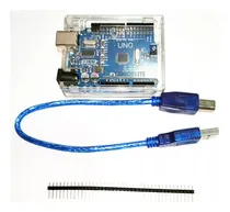 Comprar Arduino Uno R3 Atmega328 Ch340 + Cable Usb + Caja Acrilica 