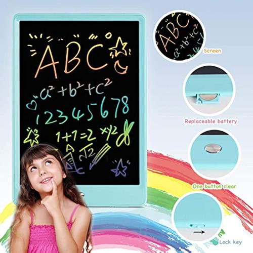 Tableta De Escritura Lcd 10 Pulgadas Bloc Dibujo For Niños