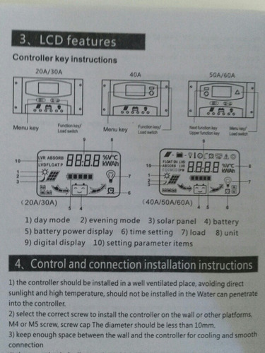 Imagen 5 de 10 de Regulador Para Panel Solar 12v 24v 40a - Electroimpulso