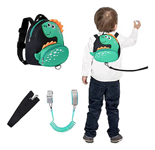 Mochila De Correa Para Niños Dinosaur Para Niños Con Pulsera