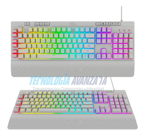 Teclado Gamer Semi Mecánico Redragon Shiva K512rgb-sp 