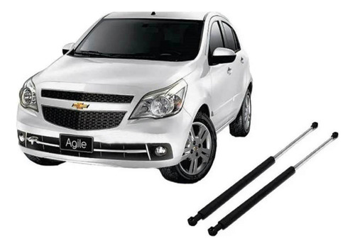 Kit X2 Amortiguadores Porton Baul Trasero Chevrolet Agile