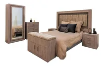 Comprar Recamara Moderna Matrimonial - King Size Color Gris 