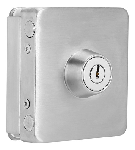 Pestillo De Puerta De Vidrio Cuadrado, Cerradura Simple, Sin