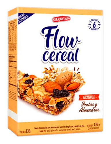 Barra  Frut Y Alme 23 Gr Flow Barras De Cereal