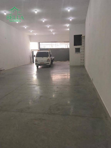 Salão Para Alugar, 300 M² Por R$ 5.000/mês - Jardim Santa Mônica - São Paulo/sp - Sl0195