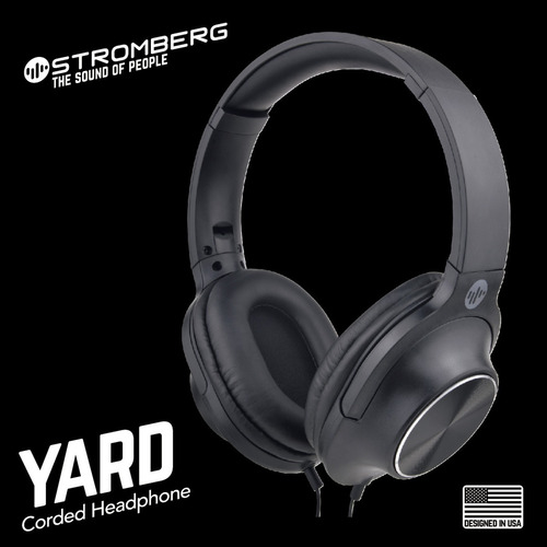 Imagen 3 de 7 de Auricular Stromberg Carlson Yard Plegables Plug 3.5mm Color Negro
