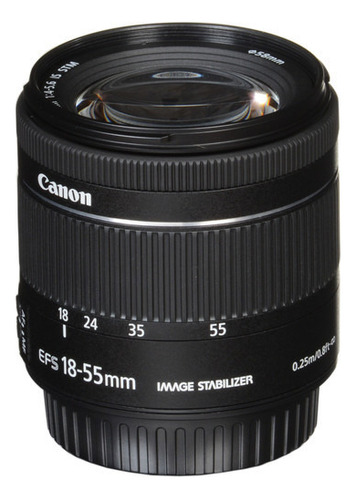 Lente Canon Ef-s 18-55mm 1:3.5-5.6 Is Ii Macro 0.25m/0.8ft