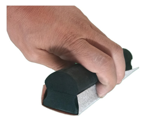 Taco De Lixamento Manual Trilho 28 Cm ( Meia Folha ) Quantidade de cascalhos 0