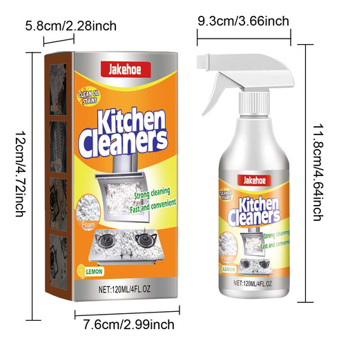 Limpiador De Espuma N Kitchen Para Estufa Doméstica Stubborn